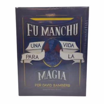 Fu Manchu, Una Vida para la Magia por David Bamberg - Libro, portada en español editada por Martín Pacheco, tapa dura