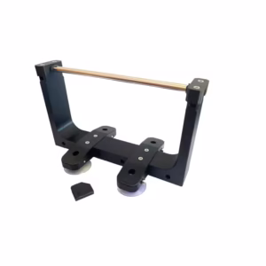 El Pelador de cartas - The Magic Peeler con soporte de mesa y barra metálica, vista sin carta