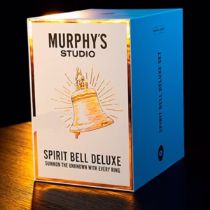 Wonderland Magic Shop - Tu tienda de Magia en España 3 : Spirit Bell Deluxe Set by Tony Anverdi, caja de Murphy’s Studio con ilustración dorada de campana sobre fondo oscuro