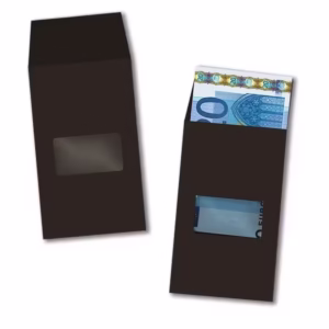 MYSER ENVELOPE aparición visual de billete